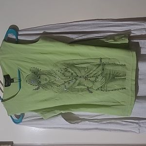 Ladies sleeveless mesh blouse NWT
